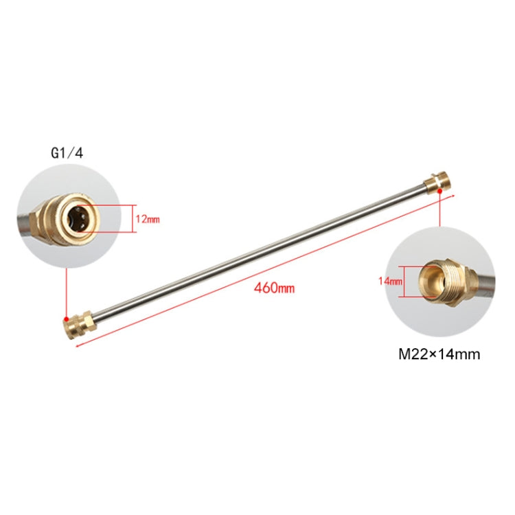 High Pressure Car Wash Gun Water Spray Jet Lance with 5 Nozzles, High Pressure Spray Gun with 5 Nozzles