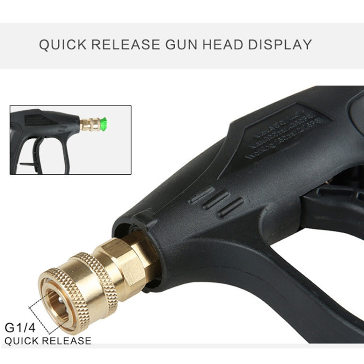 High Pressure Car Wash Foam Gun Soap Foamer Generator Water Sprayer Gun, Outer Wire: 14 x 1.5, Outer Wire: 14 x 1.5