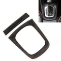 2 PCS Carbon Fibre Car Gear Panel Decorative Sticker for Audi Q3 2013-2018, Gear Panel