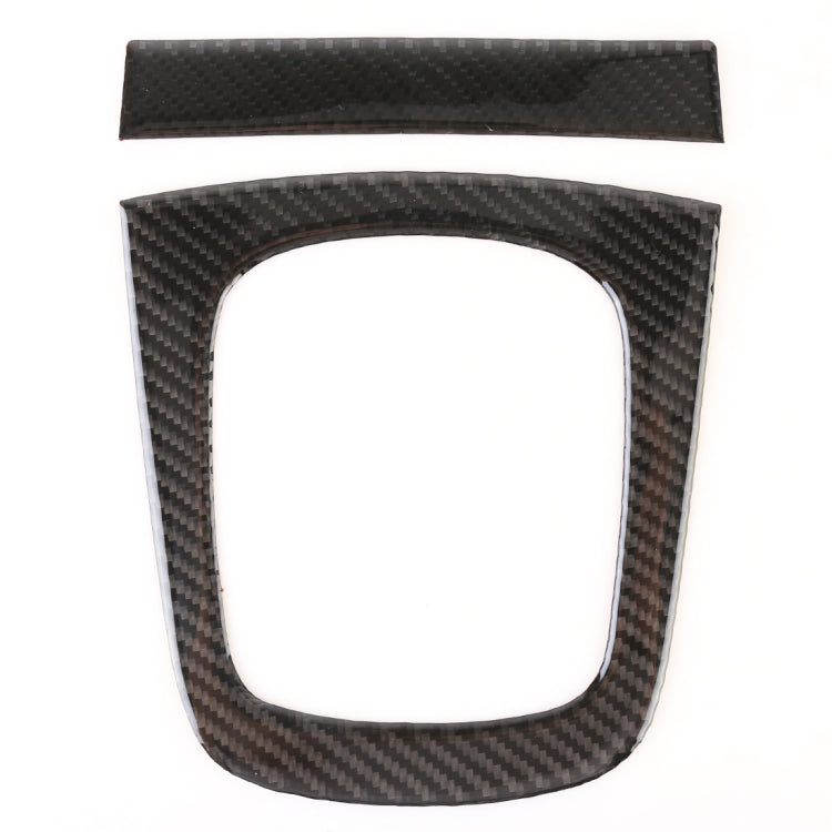 2 PCS Carbon Fibre Car Gear Panel Decorative Sticker for Audi Q3 2013-2018, Gear Panel