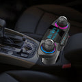 BT06 Dual USB Charging Smart Bluetooth 4.0 + EDR FM Transmitter MP3 Music Player Car Kit with 1.3 inch LED Screen, Support Bluetooth Call, TF Card & U Disk, BT06