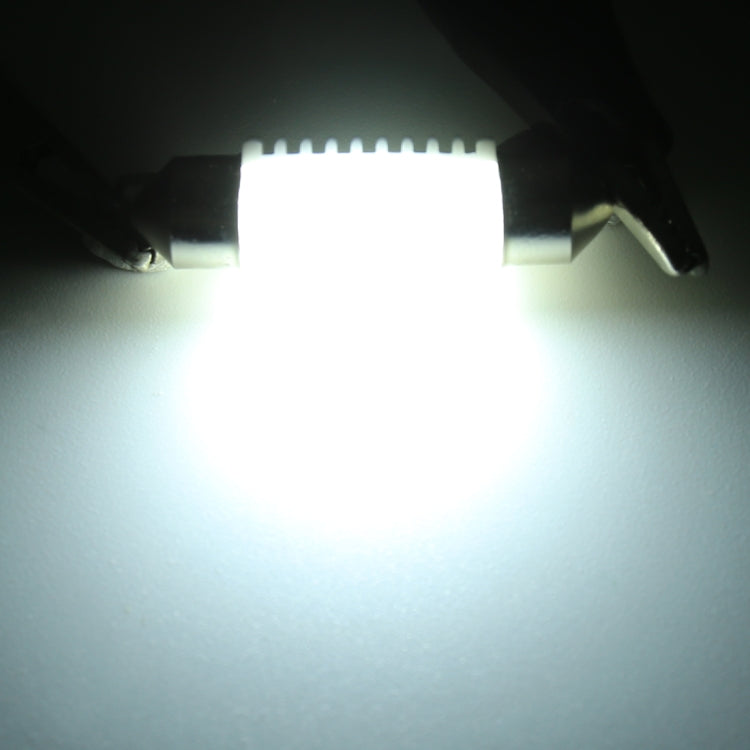 2 PCS 39mm DC12V 1.7W 6000K 135LM 2LEDs SMD-3030 Car Reading Lamp, with Decoder, 39mm, with Decoder
