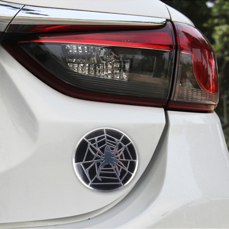 4 PCS Spider Metal Car Sticker Wheel Hub Caps Centre Cover Decoration, Spider