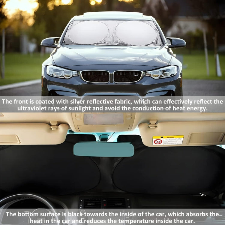General Purpose Poncho Car Sun Visor Before The File, Size: 150cm x70cm, 150x70cm