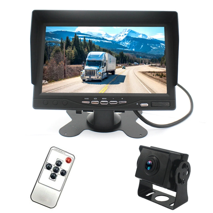 PZ612-AHD IP67 120 Degree Car AHD 1080P 2 Megapixels 7 inch 1-Way Rearview Mirror Monitor, Night Vision Full Color, PZ612-AHD
