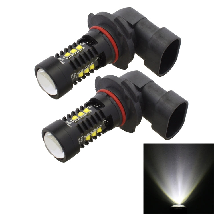 2 PCS MZ 10W 1080LM 5500K 9005 12 XB-D LED Car Front Fog Lights Car Fog Replacement Bulbs Driving Light, DC 12-24V, 9005