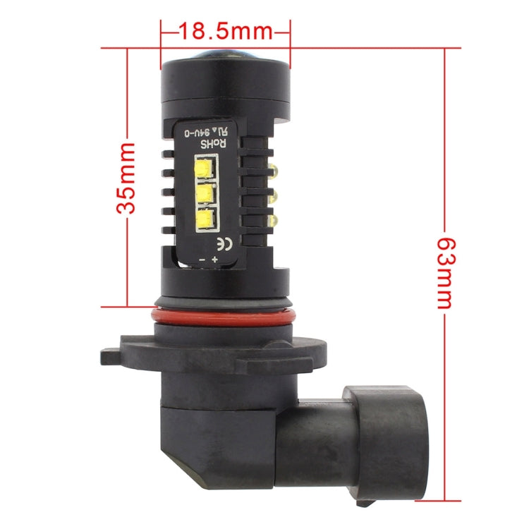2 PCS MZ 10W 1080LM 5500K 9005 12 XB-D LED Car Front Fog Lights Car Fog Replacement Bulbs Driving Light, DC 12-24V, 9005