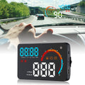 D2500 OBD2+GPS 4 inch Vehicle-mounted Head Up Display Security System, Support Car Speed / Engine Revolving Speed Display / Water Temperature / Battery Voltage / Running Speed & Direction & Distance, D2500