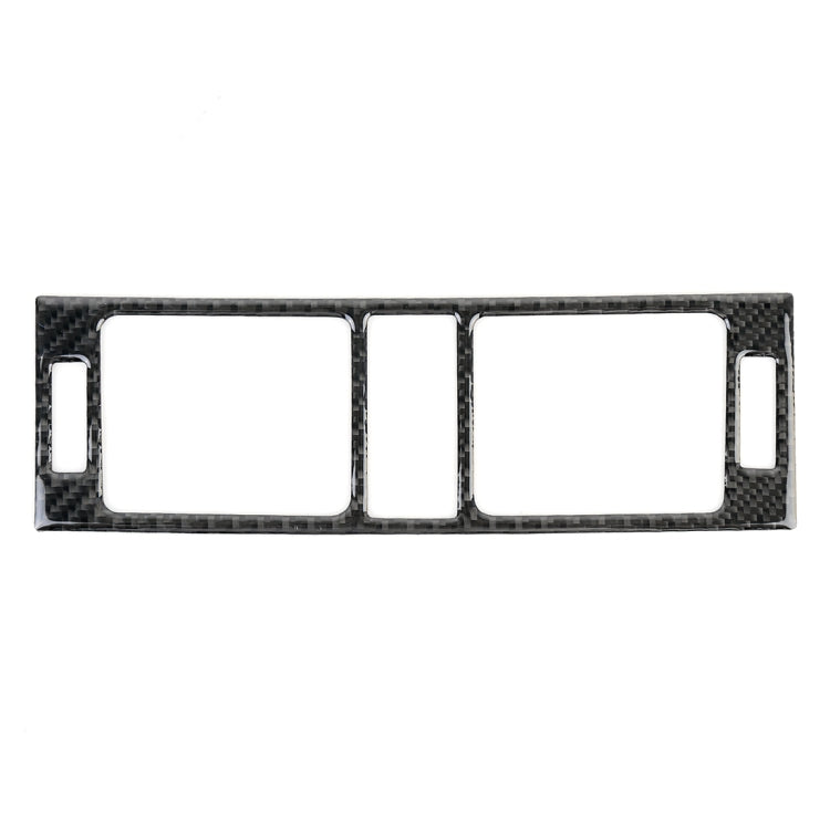 Car Dashboard Air Conditioning Frame Carbon Fiber Decorative Sticker for Mercedes-Benz W204 2007-2013, Dashboard Air Conditioning Frame