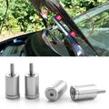 4 PCS Car Modified Isolation Column Engine Cover Blocked Up Screw Engine Turbine Ventilation Gasket Screw Washer