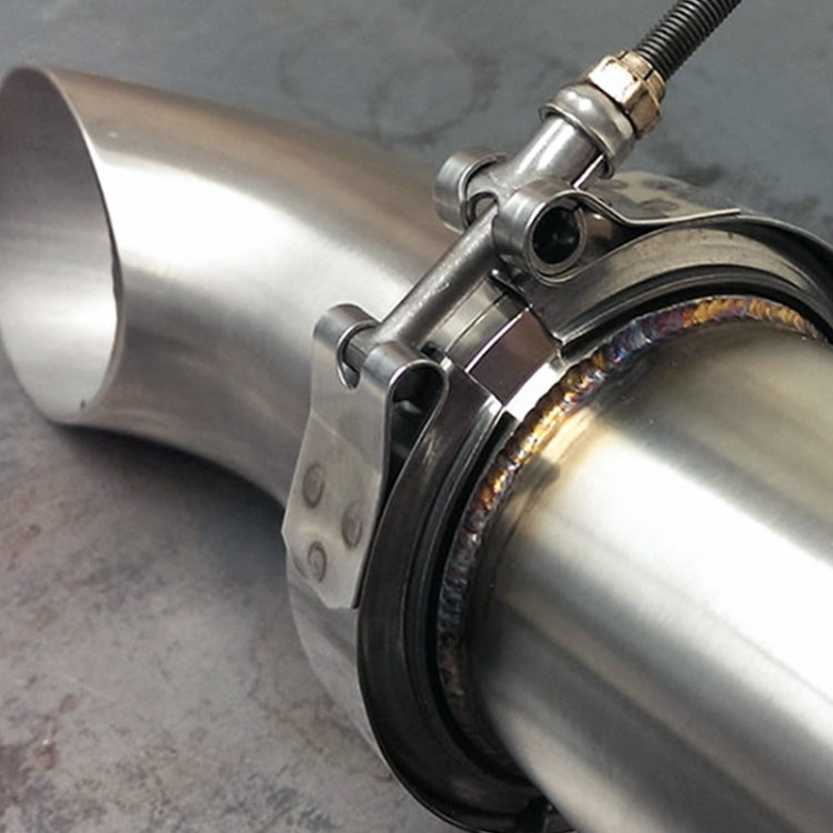 2 inch Car Turbo Exhaust Downpipe V-Band Clamp Stainless Steel 304 Flange Clamp, 2 inch V-Band Clamp