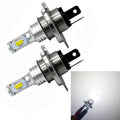 2 PCS H4 72W 1000LM 6000-6500K Super Bright White Light Car Fog LED Bulbs, DC 12-24V, H4