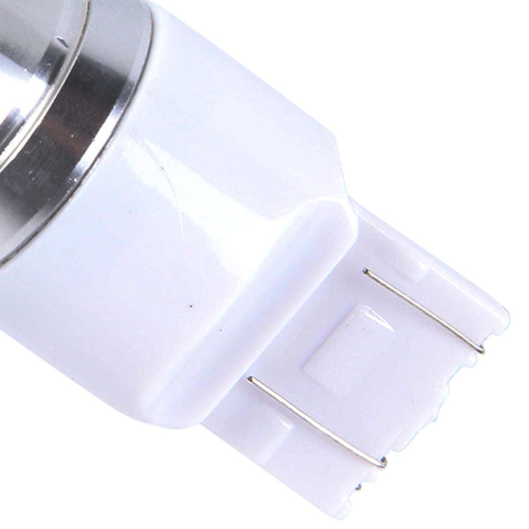 2 PCS T20/7443 350 LM 6000K Dual Wires 30W White Light 6 LED CREE Canbus Car Brake Light Bulb, DC 12V, T20
