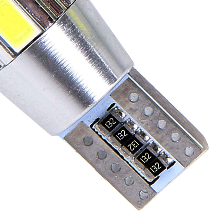 2 PCS T10 6W 10 SMD 5630 LED Error-Free Canbus Car Clearance Lights Lamp, DC 12V, 5630-10smd LED, 10 SMD 5630 LEDs