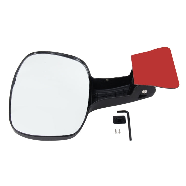 Car Rear Seat Rearview Mirror Back Row Rear View Mirror Children Observed Interior Mirror, 3R-082(Black)