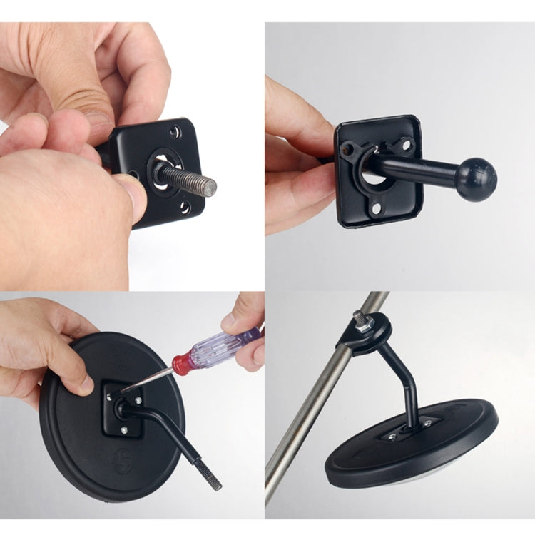 Car Rear Seat View Mirror Baby Child Safety Auxiliary Rear View Mirror with 2cm Clip, With 2cm Clip