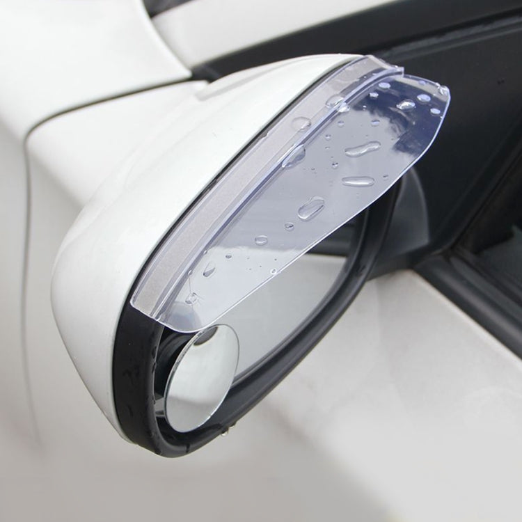 1 Pair Car Rearview Mirror Rain Blades Car Back Mirror Eyebrow Rain Cover Car Rearview Mirror Eyebrow Covers Flexible Protection Rainproof Decoration Accessories, 3R-2101