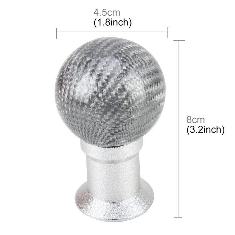 Universal Ball Shape Car Gear Shift Knob Modified Car Gear Shift Knob Auto Transmission Shift Lever Knob Carbon Lead Gear Knobs, Car Gear Shift Knob 2