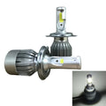 2pcs H4 18W 1800LM 6000K Waterproof IP68 Car Auto LED Headlight with 2 COB LED Lamps, DC 9-36V, H4