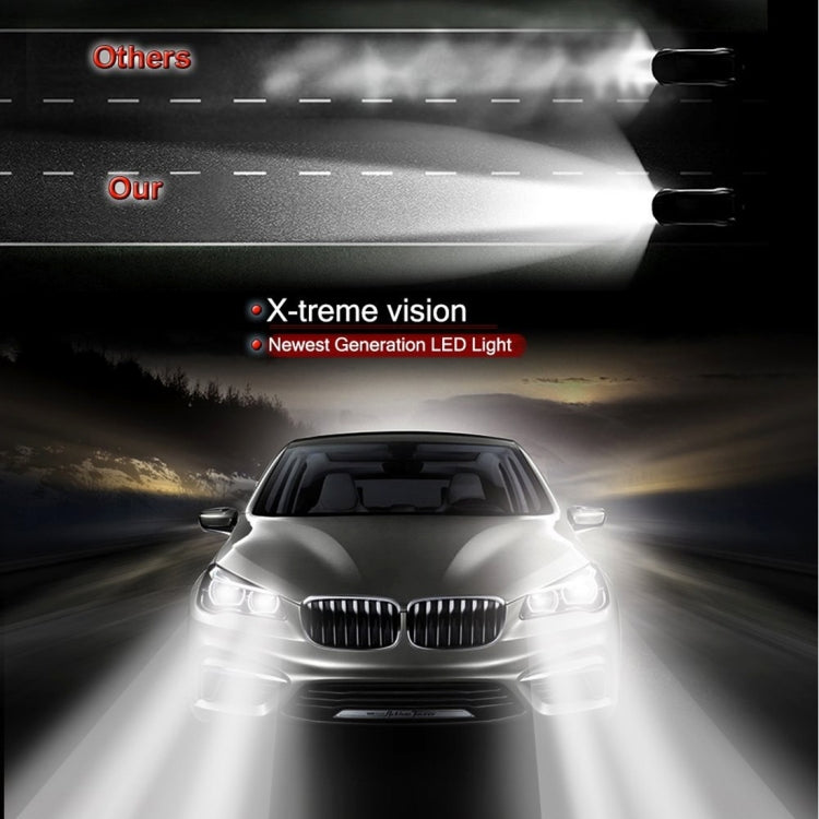 2pcs H13 18W 1800LM 6000K Waterproof IP68 Car Auto LED Headlight with 2 COB LED Lamps, DC 9-36V, H13