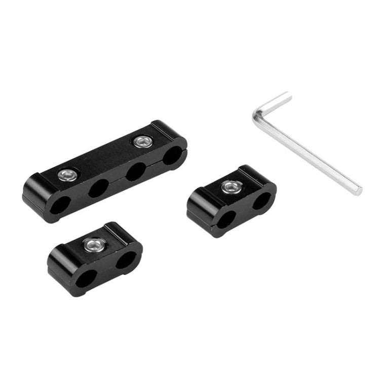 3 PCS Aluminum Engine Spark Plug Wire Separator Divider Organizer Clamp Kit