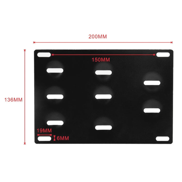 Car Front Bumper Tow Hook License Plate Mounting Bracket Holder for Mercedes-Benz 2008, For Mercedes-Benz 2008