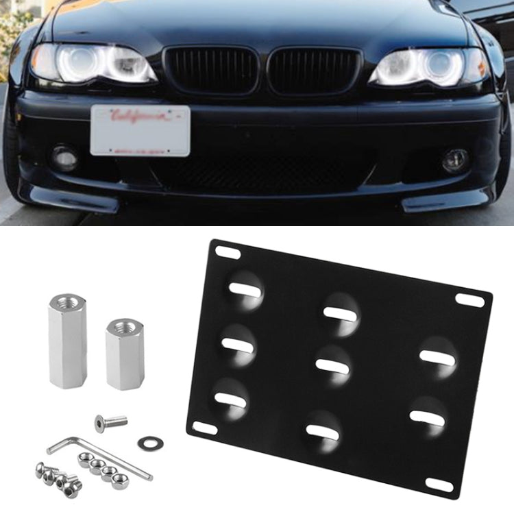 Car Front Bumper Tow Hook License Plate Mounting Bracket Holder for Subaru, For Subaru