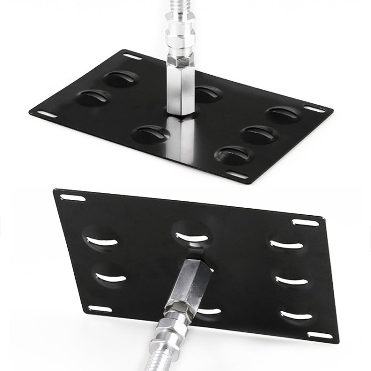 Car Front Bumper Tow Hook License Plate Mounting Bracket Holder for Mitsubishi Lancer-ex, For Mitsubishi Lancer-ex