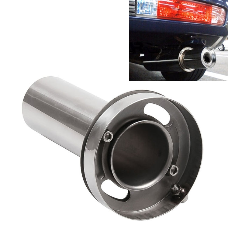 3.5 inch Universal Car 304 Stainless Steel Exhaust Pipe Muffler Adjustable Tail Muffler Tip , 3.5 inch Adjustable