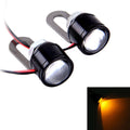 2 PCS 12V 3W Eagle Eyes LED Light For Motorcycle ，Wire Length: 45cm, Wire Length: 45cm