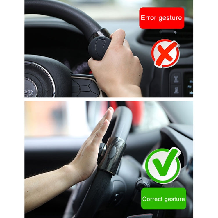 Car Universal Steering Wheel Spinner Knob Auxiliary Booster Aid Control Handle Car Steering Wheel Booster Wheel Strengthener Auto Spinner Knob Ball, Car Steering Wheel Spinner Knob (Black)