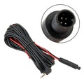 10m Universal Car 4P Reversing Camera Extension Cord Rearview Mirror Vehicle Traveling Data Recorder Video Conversion with Plug, 10m (4P) with Plug