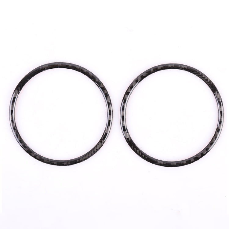 2 PCS Car Door Horn Trim Ring Decorative Sticker for Ford Mustang, Door Horn