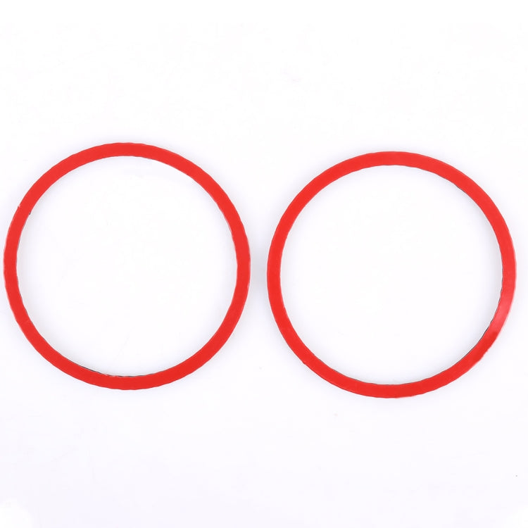 2 PCS Car Door Horn Trim Ring Decorative Sticker for Ford Mustang, Door Horn