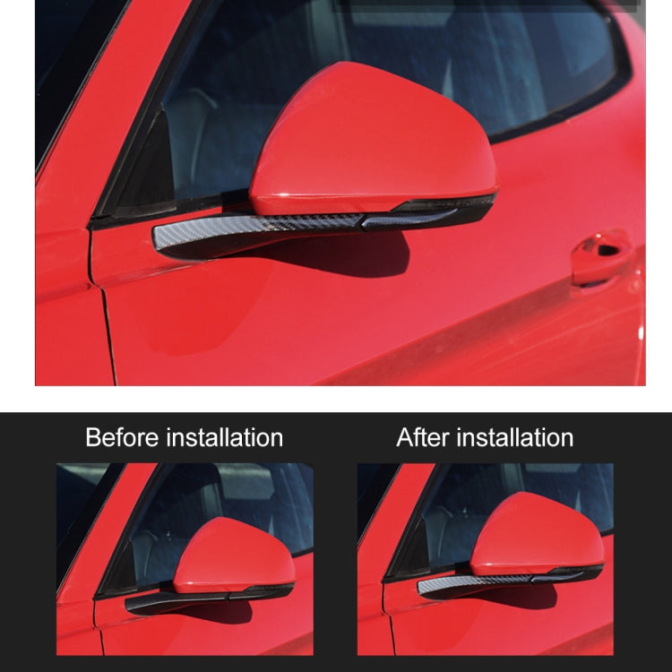 2 PCS Car Rearview Mirror Decorative Sticker for Ford Mustang 2015-2020, Rearview Mirror