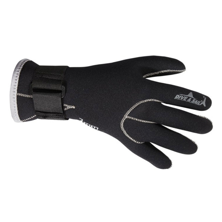 DIVE&SAIL 3mm Neoprene Anti-slip Warm Wear-resistant Swimming Diving Gloves, Size: L, Size: M, Size: S