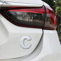 Car Vehicle Badge Emblem 3D English Letter Self-adhesive Sticker Decal, Size: 4.5*4.5*0.5cm, C, N, D, O, E, P, F, Q, G, R, H, S, I, T, A, J, U, Y, K, V, Z, L, W, B, M, X