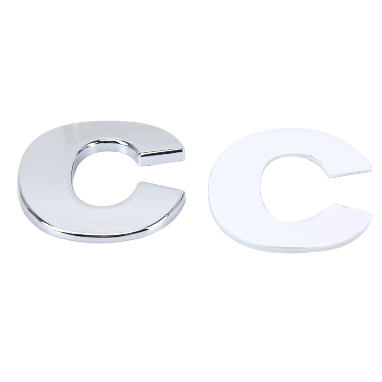 Car Vehicle Badge Emblem 3D English Letter Self-adhesive Sticker Decal, Size: 4.5*4.5*0.5cm, C, N, D, O, E, P, F, Q, G, R, H, S, I, T, A, J, U, Y, K, V, Z, L, W, B, M, X
