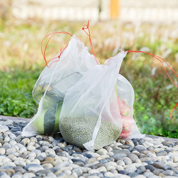 10 PCS Nylon Mesh Bag Garden Seeds Fruits Pest Control Bags Vegetable Vineyard Anti Bird Net Pest Control Net Bag Nylon Mesh Filter Accessories Supplies, Size: 15*10cm, Size: 15*10cm