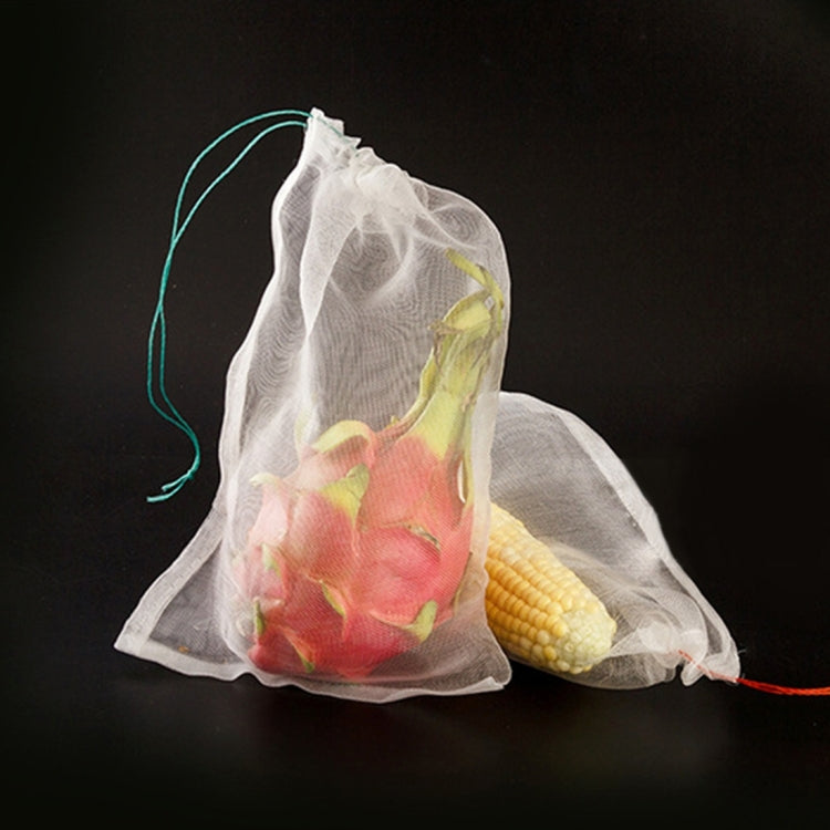 10 PCS Nylon Mesh Bag Garden Seeds Fruits Pest Control Bags Vegetable Vineyard Anti Bird Net Pest Control Net Bag Nylon Mesh Filter Accessories Supplies, Size: 15*10cm, Size: 15*10cm