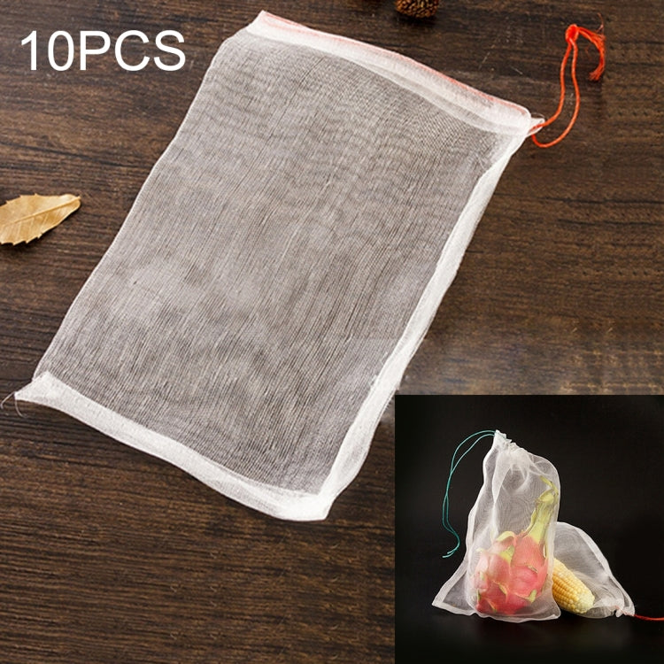 10 PCS Nylon Mesh Bag Garden Seeds Fruits Pest Control Bags Vegetable Vineyard Anti Bird Net Pest Control Net Bag Nylon Mesh Filter Accessories Supplies, Size: 30*20cm, Size: 30*20cm