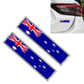 2 PCS Australian Flag Pattern Rectangle Car-Styling Sticker Random Decorative Sticker, Australian Flag (Rectangle)