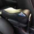 Universal Car PU Leather and Memory Foam Wrapped Armrest Box Car Armrest Box Mat with Phone Holder Storage Bag & Card Slot, with Card Slot (Black), with Card Slot (Beige), with Card Slot (Brown)