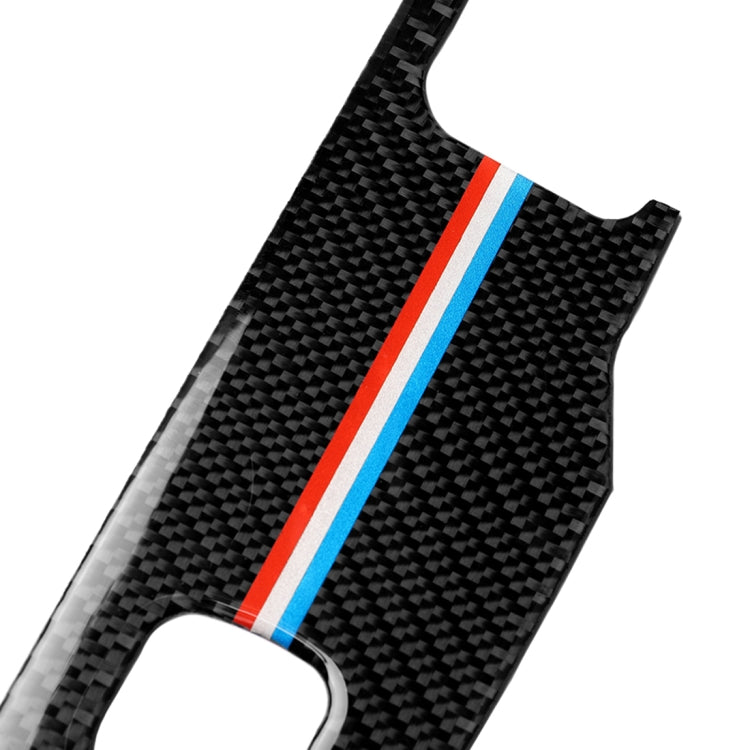 2 PCS Car USA Color Carbon Fiber Window Lift Panel Decorative Sticker for Ford Mustang 2015-2017, Left Drive, Window Lift Panel