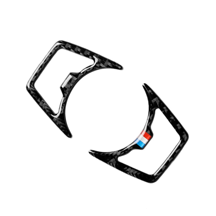 2 PCS Car USA Color Carbon Fiber Headlight Frame Decorative Sticker for Ford Mustang 2015-2017, Headlight Frame