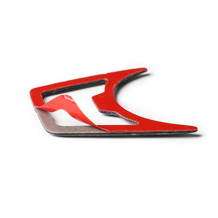 2 PCS Car USA Color Carbon Fiber Headlight Frame Decorative Sticker for Ford Mustang 2015-2017, Headlight Frame