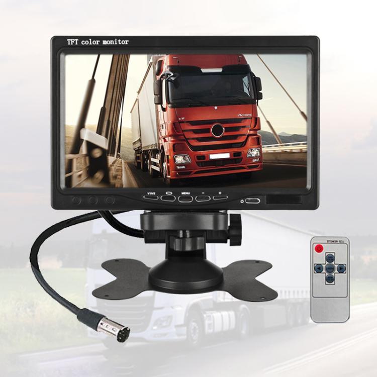 PZ-708 7.0 inch TFT LCD Car Rearview Monitor with Stand and Remote Control, PZ-708