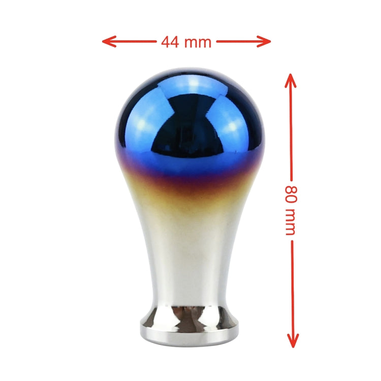 Universal Vehicle Car Blue Screwed Aluminum Alloy Gear Shifter Lever Manual Automatic Shift Knob Adapter, Shift Knob Adapter 2