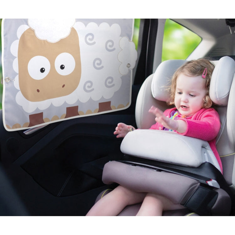 Car Large Rear Window Sunscreen Insulation Window Sunshade Cover, Size: 70*50cm, Magic World, Moon Baby, Waterpark, House, Mustache, Rocket, Little Pirate, Small Cloud, Camping, Happy Time, Pink Bus, Happy School Bus