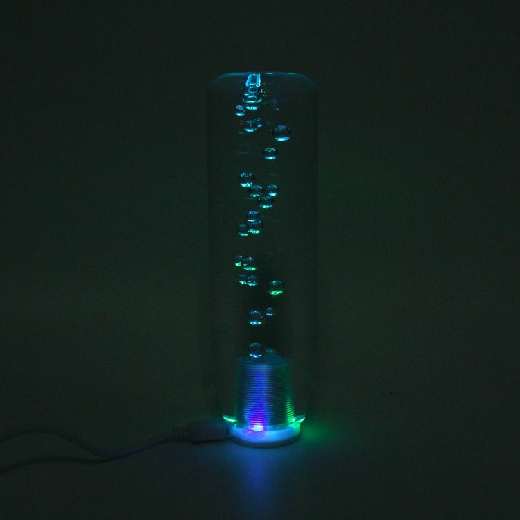 Universal Car Truck Transparent Bubble Colors LED Light Shift Knob Gear Lever Shifter, Length: 15cm, Length: 15cm